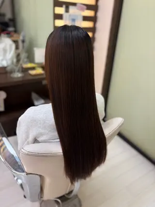 ロング 森川 彩花のヘアスタイル