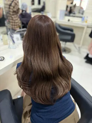 ロング カラー 大人上品ベージュ 🎀HARUNAのヘアスタイル