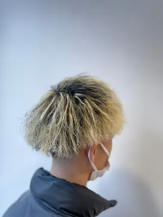 ミディアム メンズ メンズパーマ/カット / 古川　諒のヘアスタイル