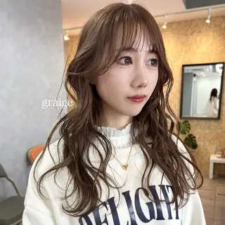 ロング カラー arisa/暖色 /伏見/レイヤーのヘアスタイル