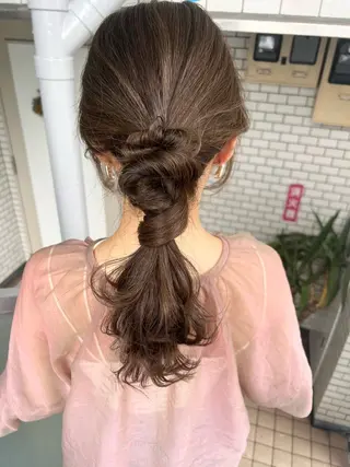 ヘアアレンジ 大人可愛いヘアメイク 💋🧚‍♀️しずかのヘアスタイル