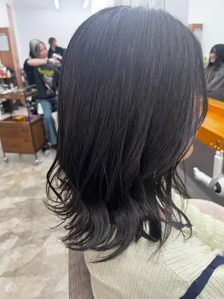 ミディアム ROSSO Hair＆SPA  香椎宮前店所属・SHIINA 香椎宮前店のヘアスタイル