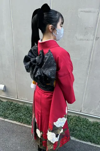 ロング ヘアアレンジ 石原 姫菜のヘアスタイル