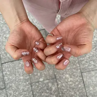 ネイル レイヤー/ハイトーン 🫧‪Erikaのヘアスタイル