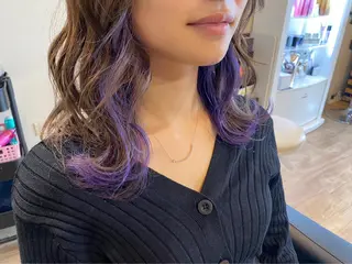 ミディアム カラー 早川 真幸のヘアスタイル