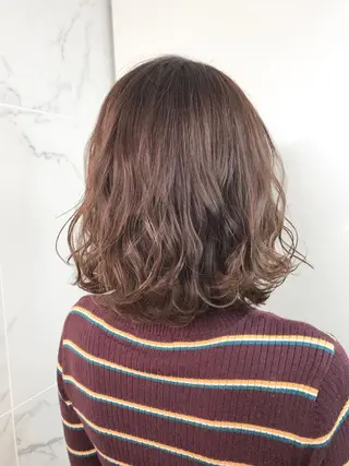 ミディアム カラー ヘアアレンジ 今井 由佳のヘアスタイル