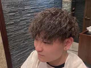 ロング パーマ メンズ 高垣 大輔のヘアスタイル