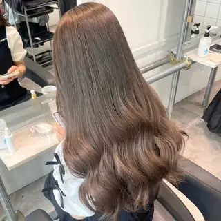 カラー 🤍海外girl🤍 ベージュ/ALISAのヘアスタイル