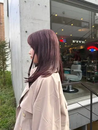 セミロング カラー casi所属・メンズパーマ／ボブ 星本広海のヘアスタイル