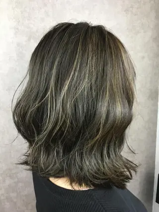 ミディアム カラー ツイストスパイラル パーマ🟡KYOUのヘアスタイル