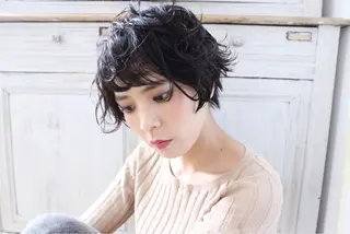 ショート カラー パーマ ooit所属・ooit 【オーイット】のヘアスタイル