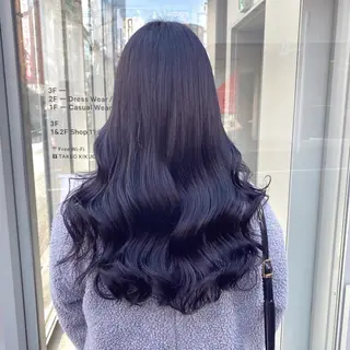 ロング カラー ブリーチなし暖色 💗AKARI💗のヘアスタイル