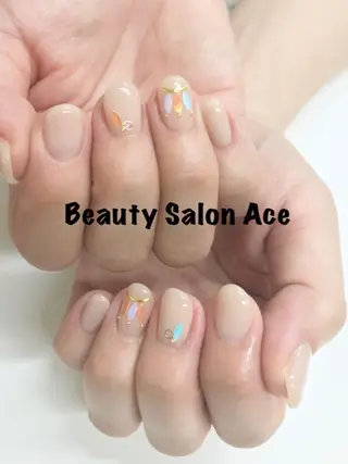 ネイル Beauty Salon Ace（ネイルサロン　エース）所属・池袋フィルイン Ace♡長さだしのネイルデザイン