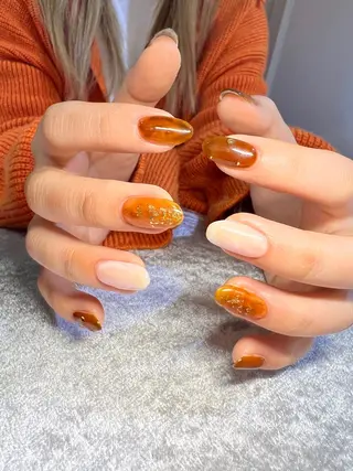 ネイル 個性派ニュアンス nuts nail所属・【池袋】nuts nail　なつみのネイルデザイン