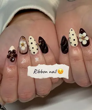 ネイル Ribbonnail staffのネイルデザイン