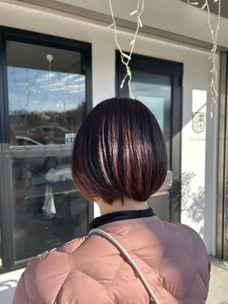 ショート Lis blanc所属・しみずゆさ/所沢 モデル様募集中🤍のヘアスタイル