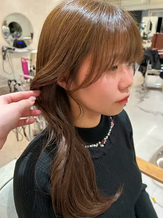 カラー カラーモデル/梅田/ ⭐️seina⭐️のヘアスタイル