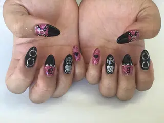 ネイル 💎🐰 saki. m 🐰💎のネイルデザイン