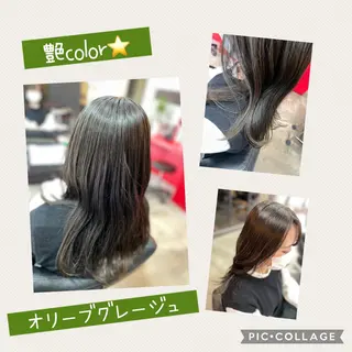 セミロング カラー 艶color💐 MASAYOのヘアスタイル