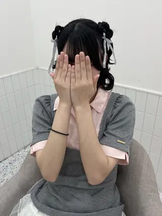 セミロング ヘアアレンジ 新井 凪のヘアスタイル