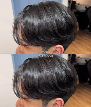 メンズ saki/メンズパー マ・ハイトーン/薬院のヘアスタイル