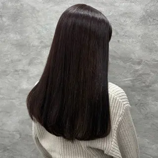 ロング 小島 咲音/艶カラー /酸性ストレートのヘアスタイル