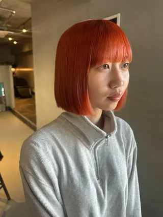 ショート カラー 斎藤祐樹 /レイヤー/パーマのヘアスタイル