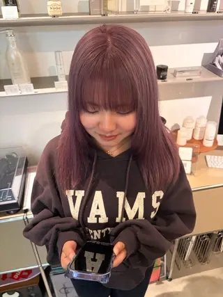 カラー Ravo所属・キラ/ハイトーン/ 福岡美容室のヘアスタイル