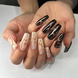 ロング ネイル マツエク・マツパ apopi's所属・apopis＊ close23:00のネイルデザイン