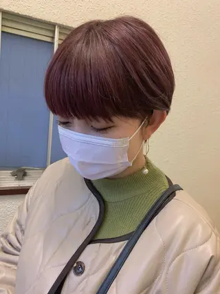 ショート カラー Fuuu《フゥ》所属・シノザキ シンゴのヘアスタイル