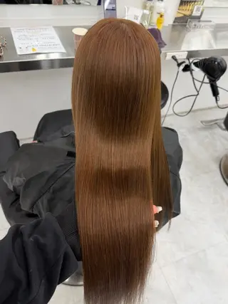 カラー 透ける透明感カラー 🤍anju🎀のヘアスタイル