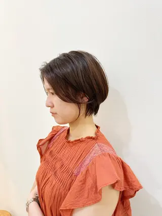 ショート newline銀座所属・👑銀座ショート/ 絶壁補正/金子涼👑のヘアスタイル