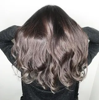 ロング カラー パーマ ヘアアレンジ メンズ キッズ ネイル マツエク・マツパ 新宿駅近♡友達とOK 🦋W -ワット -のヘアスタイル