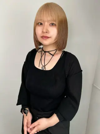 セミロング カラー land所属・透明感カラー/レイヤ ー🌙Honokaのヘアスタイル