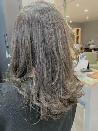 セミロング hair&make shalom所属・shalom Harunaのヘアスタイル