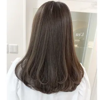 セミロング 🎀Reina🎀 ベージュカラー🤍のヘアスタイル