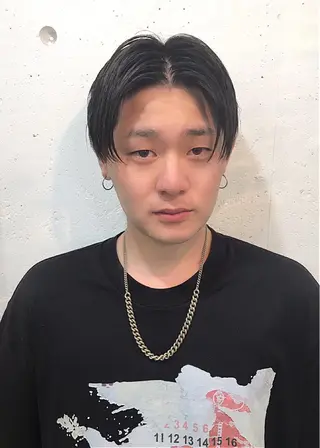 ミディアム メンズ 木村陸弥 似合わせ 透明感カラー🌿のヘアスタイル