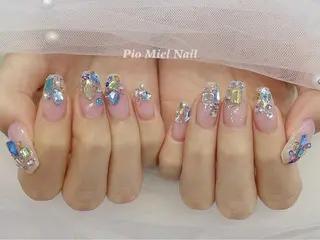 ネイル HANA 長さだしのネイルデザイン