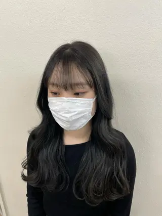 ロング カラー 韓国ヘア🇰🇷🎀 みきのヘアスタイル