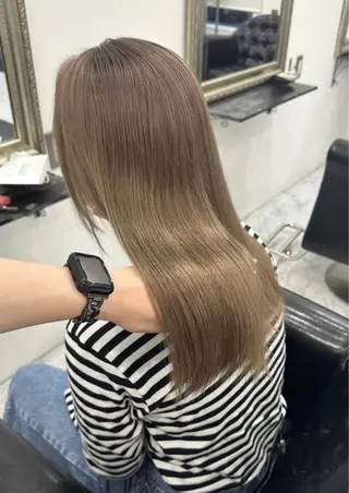 セミロング 【海外風カラー】 ⭐︎DEAN名駅店☆のヘアスタイル