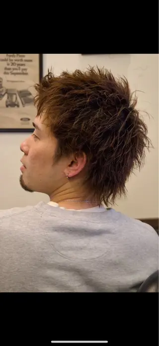 ショート メンズ 浅見 天翔のヘアスタイル