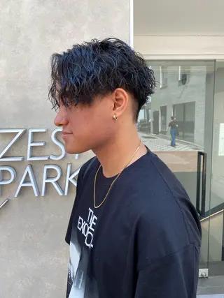 パーマ メンズ 新宿【メンズパーマ】 塩澤太一のヘアスタイル