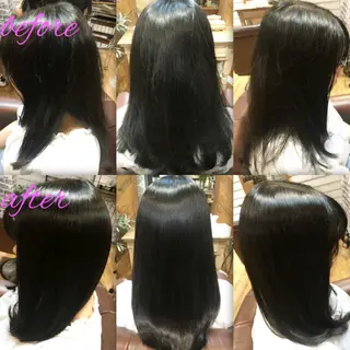 ロング パーマ ブリーチ縮毛矯正/ デサキ ショウヘイのヘアスタイル