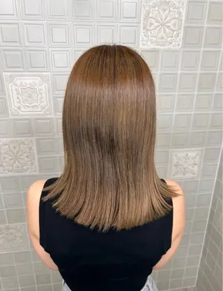 セミロング ✂️レイヤーカット 髪質改善枝松　凌✂️のヘアスタイル