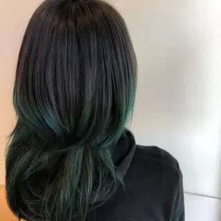 ロング カラー 日置 大智のヘアスタイル