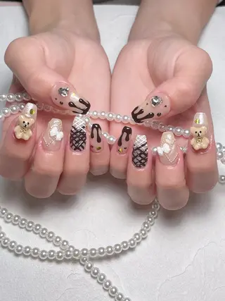 ネイル 💅ネイルハウス🏡 🎀TOMO🎀のネイルデザイン