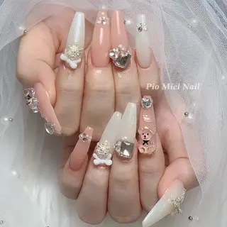 ネイル HANA 長さだしのネイルデザイン