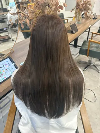 ロング カラー 暗髪／透明感カラー ／⭐️hyuga⭐️のヘアスタイル