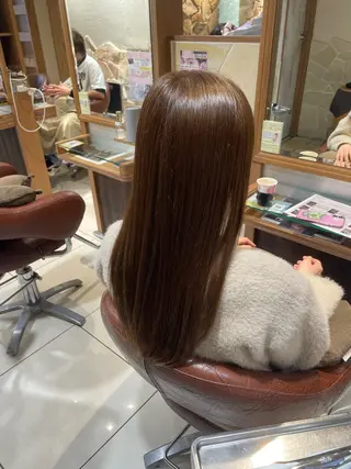 ロング カラー 新宿/ハイトーン カラー/AKI🍎のヘアスタイル