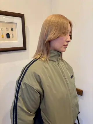 ミディアム 杉本 舞のヘアスタイル